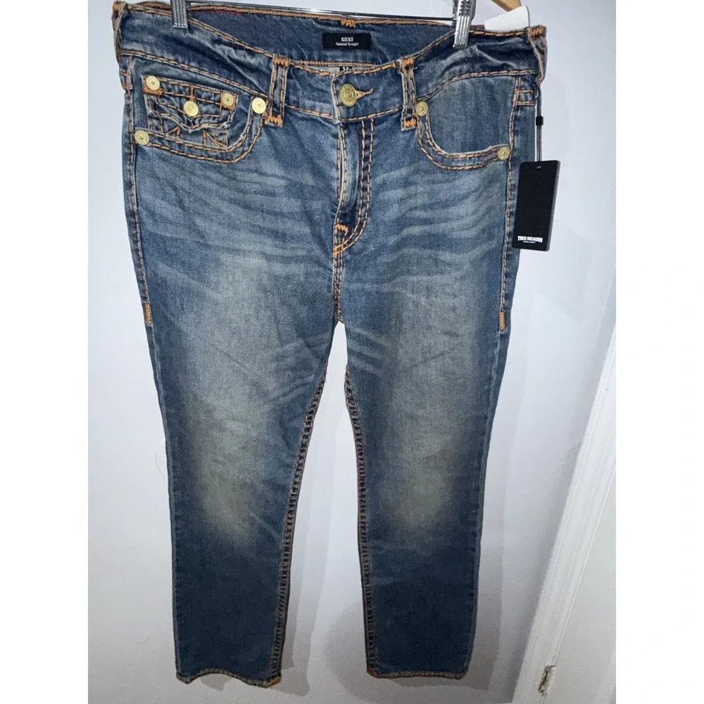 TRUE RELIGION RICKY SUPER‎ QT FLAP SIZE 36